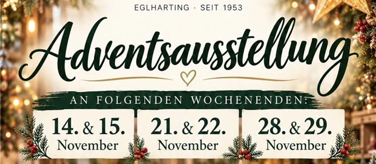 JEDEN SONNTAG BIS 16 UHR GEÖFFNET! - 14. - 29.11.